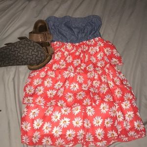 Strapless dress